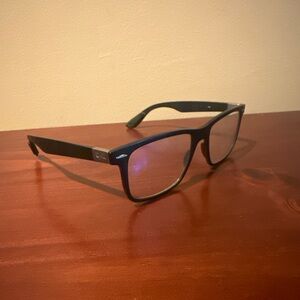 Ray-Ban LITEFORCE RB 7144 8087 53-18-150 Black EYEGLASSES ITALY FRAME V721 Read